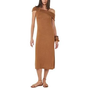 Imagem de Vestido Ombro A Ombro Detalhe Dourado Colcci-Feminino