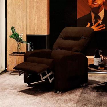Imagem de Poltrona Js Reclinável Comfort Korino Marrom