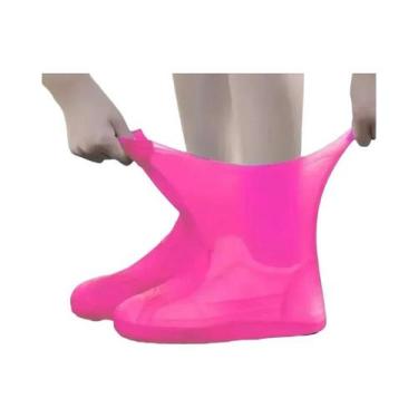 Imagem de Capas De Borracha De Silicone Impermeáveis Para Botas De Chuva (2 Peça