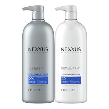 Imagem de Shampoo y Acondicionador Nexxus Therappe Humectress 1L