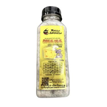 Imagem de Ração CHAMA NO QUEIJO SMOKE Aquamil furadinha Blindada - Massa Japones