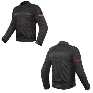Imagem de Jaqueta Masculina Super Air X11 C/ Proteção Verao Moto, Preto, L-G