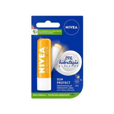 Imagem de Protetor Solar Hidratante Labial Nivea - Sun Protect Alta Protação FPS