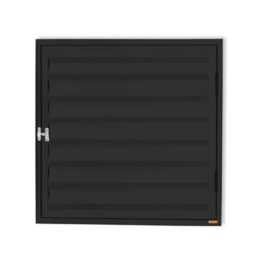 Imagem de Abrigo D'Água/Gásplus 1 Folha sem Ventilação 60x60cm Brimak Preto