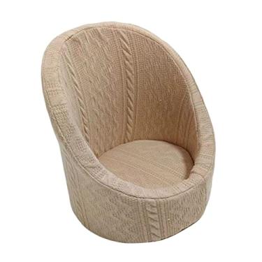 Imagem de harayaa Adereços de Fotografia para Recém-nascidos Sofá Pequeno Mini Sofá Posando para Bebês, B