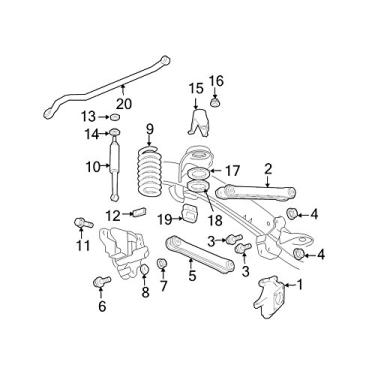 Imagem de Mopar 0467 0383AB, braço de controle de suspensão