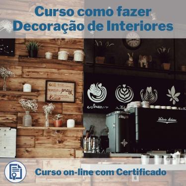 Imagem de Curso Online em videoaula de como fazer Decoração de Interiores com Certificado + 2 brindes