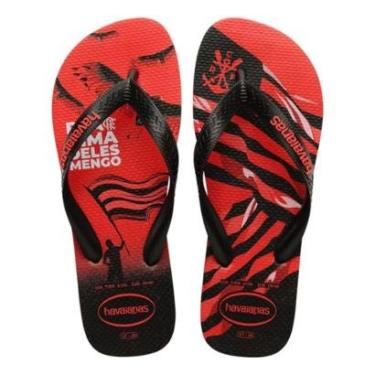 Imagem de Chinelo Masculino Havaianas Flamengo Nação Rubro Negra-Masculino