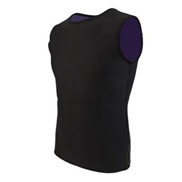 Imagem de Roupa de mergulho masculina de neoprene para surfe, mergulho, snorkeling, natação, roupa íntima quente - roupa de mergulho adulto para mergulho, surfe, caiaque - preta - 2GG
