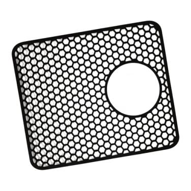Imagem de Ｂｅｓｇａ Tapete de silicone para pia, protetor de pia, à prova de calor, multiuso, antiderrapante, reutilizável, escorredor de pratos, almofada de drenagem de, Preto