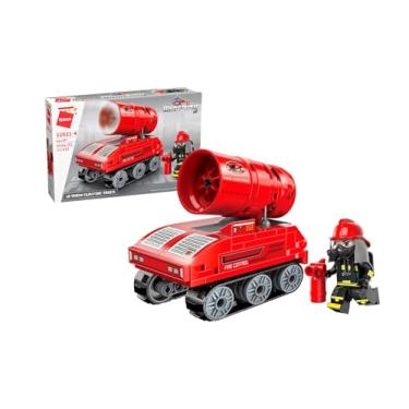 Imagem de Keepplay Bloco de Montar Caminhão Bombeiro Jato de Neve Mine City