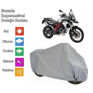 Imagem de Capa Cobrir Moto Bmw F800Gs 100 % Impermeável E 100% Forrada - Bezzter