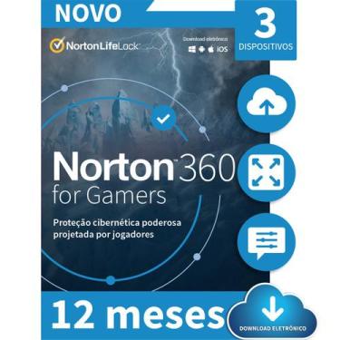 Imagem de Norton 360 Gamers 3 Device 12 Meses - ESD 21415189 - Symantec