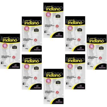 Imagem de Hene em Gel Divina Dama Indiano 180gr Preto Forte (Preto Azulado) Pouc
