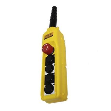 Imagem de Botoeira para Ponte Rolante 2 Eixos BPR-62E 4 Botões + Emergência Meta
