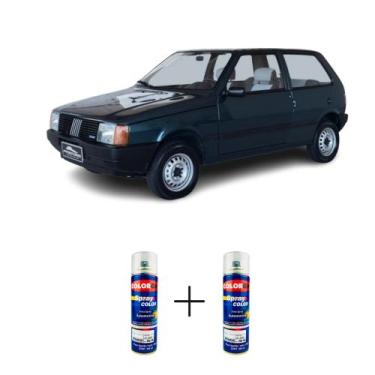 Imagem de SPRAY AUTOMOTIVO Verde Guaruja Fiat + SPRAY VERNIZ 300ML - Sherwin Wil