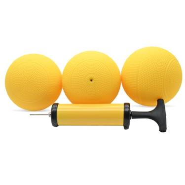 Imagem de Conjunto de 3 bolas de reposição Spike com bomba de voleibol Dodgeball
