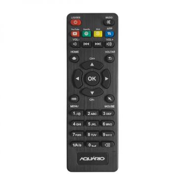 Imagem de Controle Remoto V1 Aquario  para STV-2000 ACE-STV20-CNT (7898127607843)