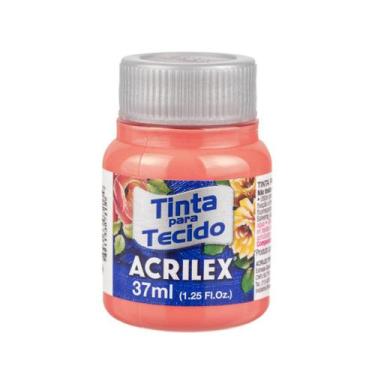 Imagem de Tinta Para Tecido 37 ML Acrilex Fosca Pintura Artesanato - Metallica A