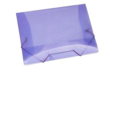 Imagem de Pasta Com Elástico E Aba Oficio Fina Lilás 10un - ACP