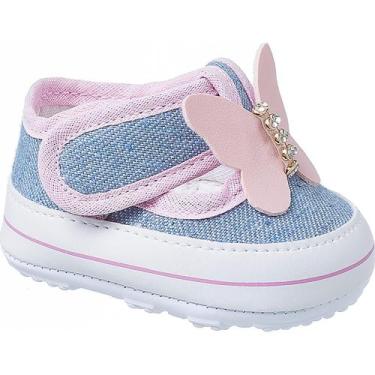 Imagem de Sapatinho Infantil Bebe Meninas com Enfeite Borboleta - GPM  Shoes Col