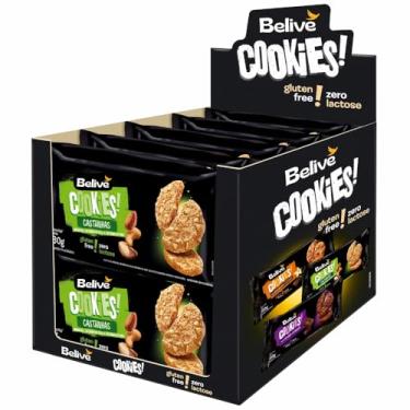 Imagem de Caixa de Cookies Sem Glúten Sem Lactose Sem Leite Castanhas Belive