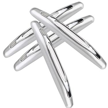 Imagem de Protetores de Borda da Porta do Carro Guarnição Capa Tira Canto Pára Choque Conjunto Protetor de Arranhões Anti Colisão (Cinza 0,4 x 0,2 mm)