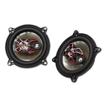 Imagem de Par de auto falantes de porta 5 polegadas bravox triaxial b3x50x 100 a