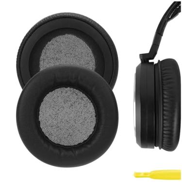 Imagem de Geekria Almofadas auriculares de substituição QuickFit para AKG K540, K545, K275, K267, K245, K182, K167, almofadas de fone de ouvido, peças de reparo de capas de fones de ouvido (preto)