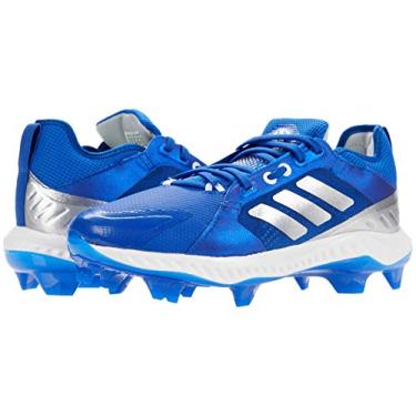 Imagem de Adidas Tênis de beisebol feminino EG5634, preto/prata/branco, Team Royal Blue/Prata Metálico/Calçado Branco, 42