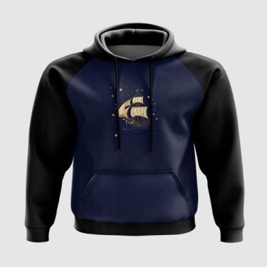 Imagem de Blusa com Capuz Navio Pirata Antigo - A Fabriqueta, GG