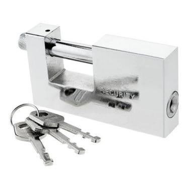 Imagem de Cadeado Grande 70mm Barra Tranversal Blindado Anti Furto 4 - NI
