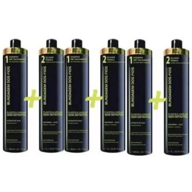 Imagem de Blindagem dos Fios Plastica Capilar Semi Definitiva 6x1L