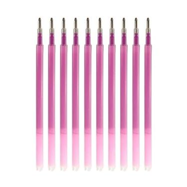 Imagem de Refil Caneta Mágica Fantasminha Tecido Apaga Calor Rosa - 10 Unidades Artesanato, Customização De Roupas E Decoração Têxtil