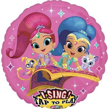 Imagem de Anagram Balão de alumínio Shimmer & Shine Sing-A-Tune de 71 cm