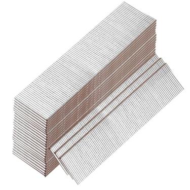 Imagem de SITLDY Pregos galvanizados de calibre 18, cabeça em T marrom 2,5 cm, pacote com 2000, pregos pequenos para pistola de pregos pneumática, elétrica 18GA