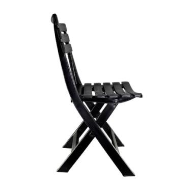 Imagem de Cadeira Quadrada Dobrável Plástica 80x72x70Cm - Ideal para sua casa e ambientes de Comércio - Área interna e Externa