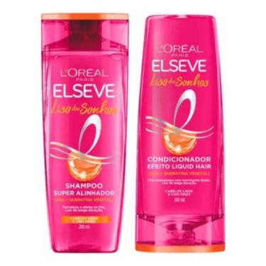 Imagem de Kit Elseve Liso Dos Sonhos Shampoo + Condicionador 200ml