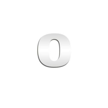 Imagem de Número 0 Potência Para NTG Inox Espelhado - Venka
