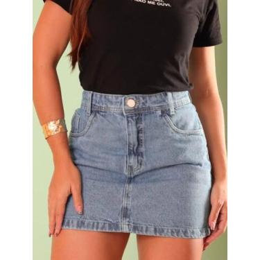 Imagem de Saia Casual Jeans Feminina 1191 - Galega Jeans, 40