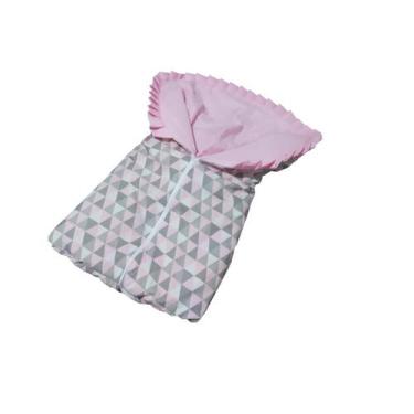 Imagem de Saco de Dormir para Bebê Inverno Estampado Acolchoado com Zíper 100% A