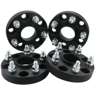 Imagem de Espaçadores de rodas Hubcentric DCUAUTO 4 peças 5 x 4,5 compatíveis com Toyota Lexus 5 Lug, espaçador de roda de 2,5 cm com parafusos 12 x 1,5 para Accord Civic CRZ CRV Pilot Odyssey Element, Integra Legend ILX TL TLX TSX MDX RDX