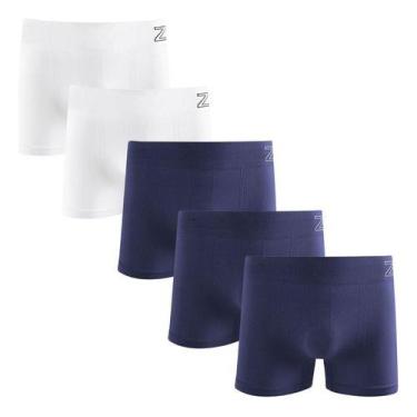 Imagem de Kit 5 Cuecas Boxer Zee Rucci Masculina Microfibra Poliamida - Zee Rucc