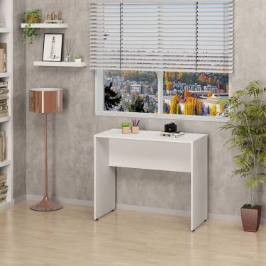Imagem de Mesa Escrivaninha Estudo Notebook 90cm X 72cm Office Branco