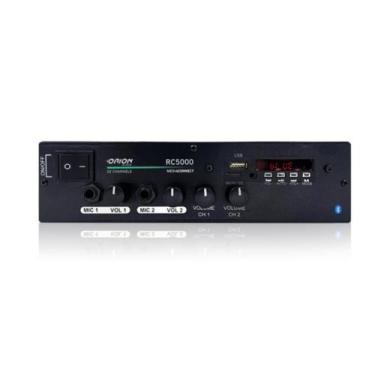 Imagem de Amplificador Receiver Orion BT 300w e AUX 02 CH RC5000 Preto Bivolt au
