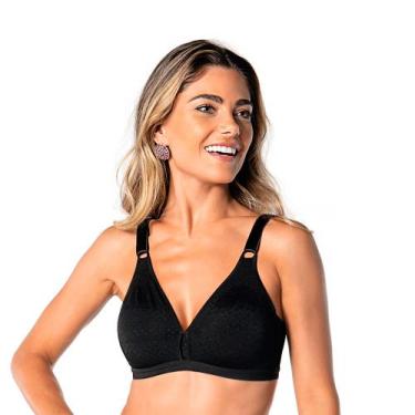 Imagem de Sutiã Sustentação DeMillus Olimpo Poá 061019, Preto, 50