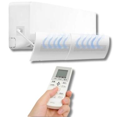 Imagem de Defletor Ar Condicionado Split Ajustável Regulável Universal Refletor Corta Vento Cortina de Ar