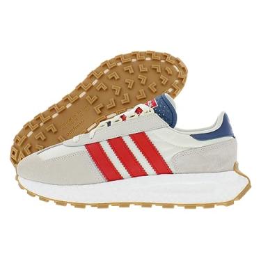 Imagem de adidas Originals Tênis Retropy E5 masculino, Branco/Vermelho vívido/Alumina, 12