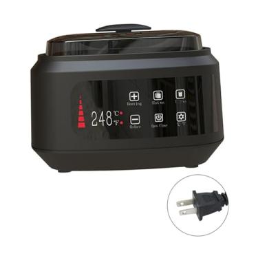Imagem de predolo Aquecedor de cera elétrico para mulheres e homens, depilação, compacto e resistente, com controle de temperatura para rosto, pernas braços, Preto