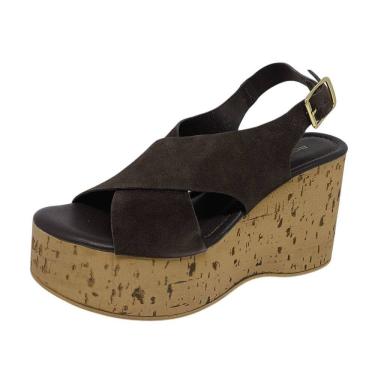 Imagem de Sandália Feminina Anabela Alta Salto Bloco Moderno Bottero